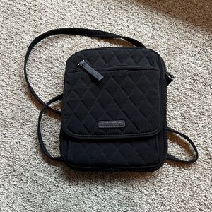 Vera Bradley Quilted Black Crossbody Bag